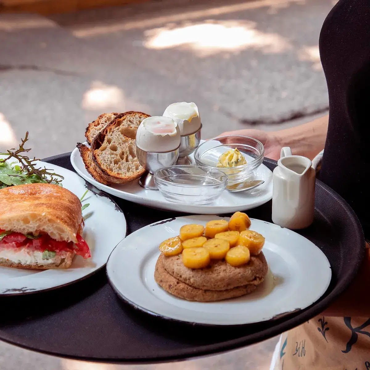 Breakfast spread at Rosetta
